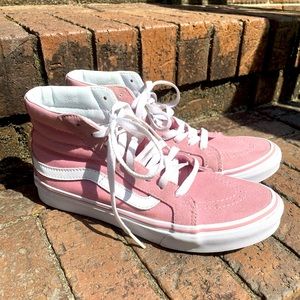 Pink Vans High-top Sneakers